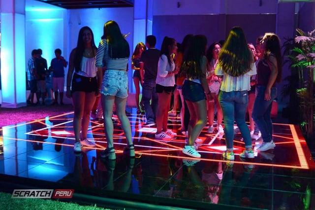Pista de baile video led para fiestas y eventos