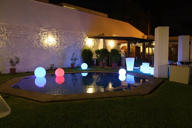 Esferas de colores RGB, esferas led para eventos