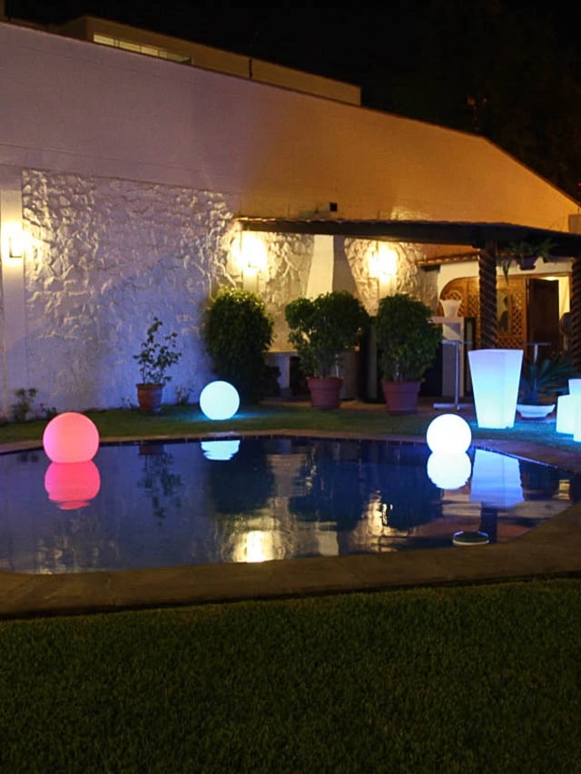 Esferas de colores RGB, esferas led para eventos