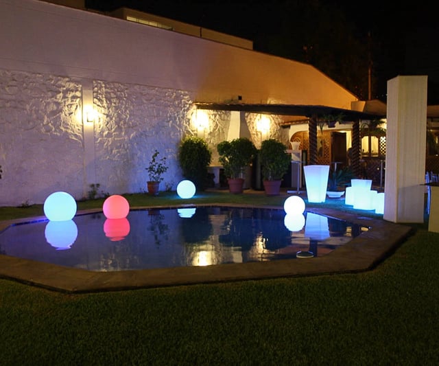 Esferas de colores RGB, esferas led para eventos