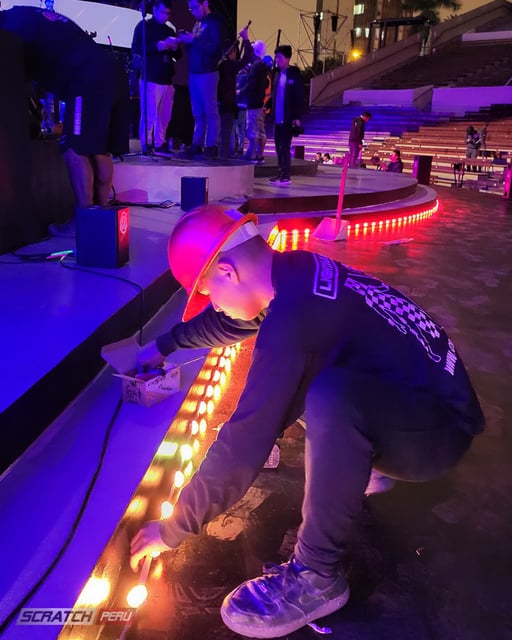 Mini pixel led para delinear eventos y edificios