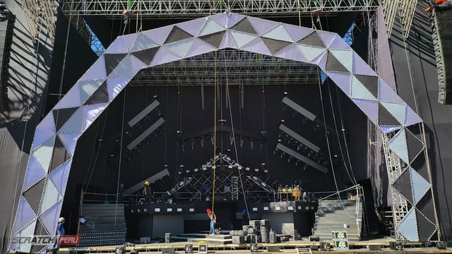 Mini pixel led para delinear eventos y edificios