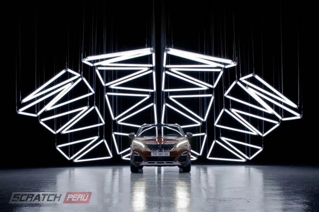 Kinetic lights, luces cineticas, luces con movimientos para eventos