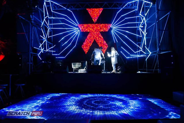Pista de baile video led para eventos