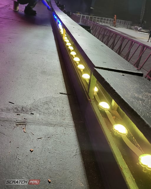 Mini pixel led para delinear eventos y edificios