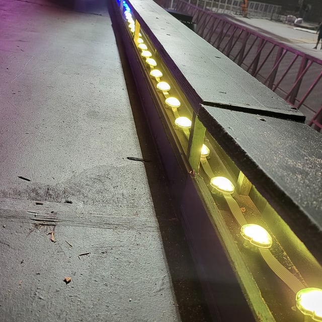 Mini pixel led para delinear eventos y edificios