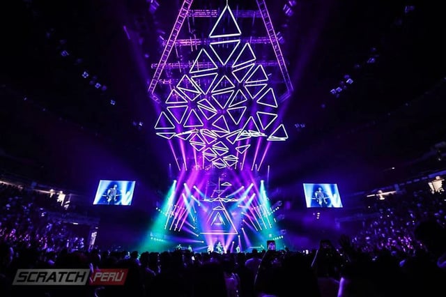 Kinetic lights, luces cineticas, luces con movimientos para eventos