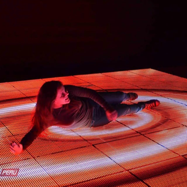 Pista de baile video pixel led p12