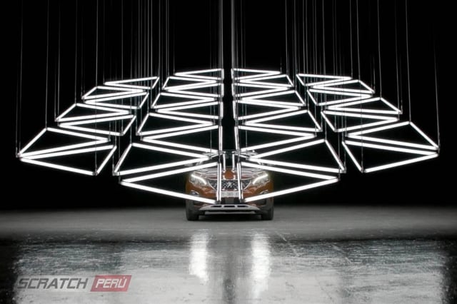 Kinetic lights, luces cineticas, luces con movimientos para eventos