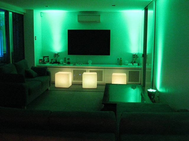Cubos led de luces RGB para eventos