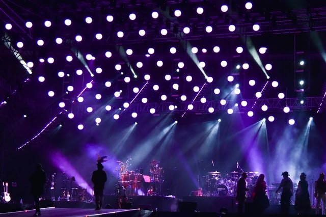 Esferas cineticas led RGB purple