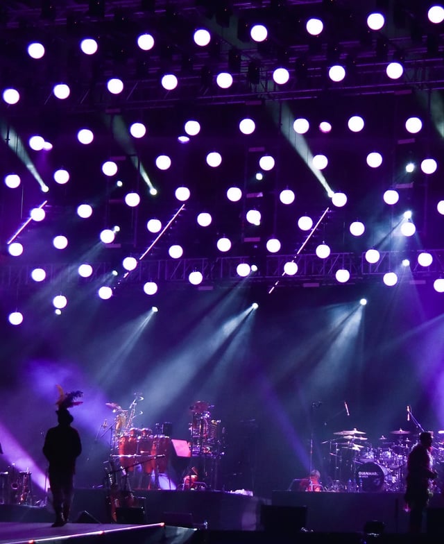 Esferas cineticas led RGB purple