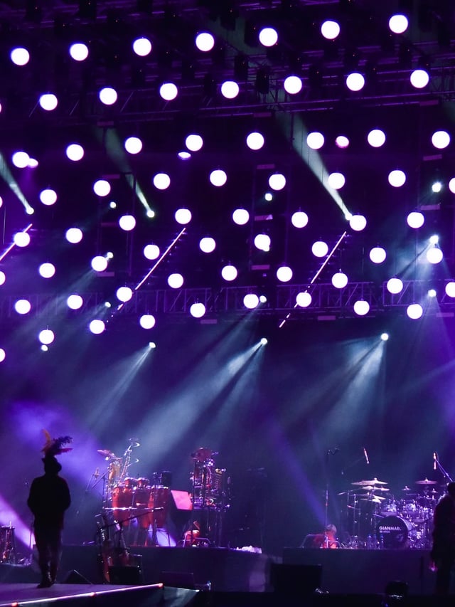 Esferas cineticas led RGB purple