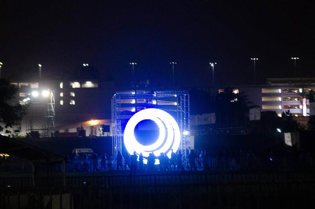 Anillos pantalla video led para eventosd, pantallas circulares, unicos en peru