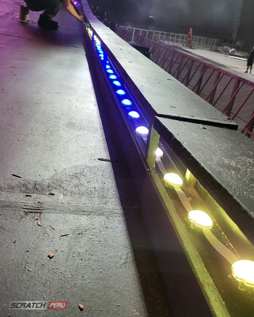 Mini pixel led para delinear eventos y edificios