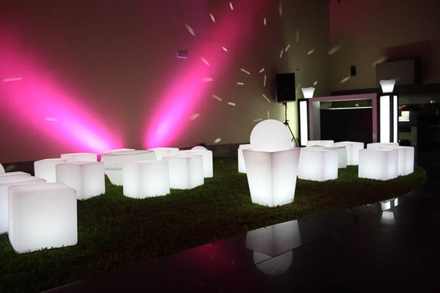 Cubos led de luces RGB para eventos