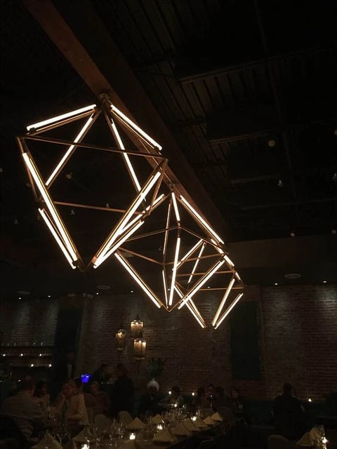 Lamparas abstractas para eventos controladas por DMX