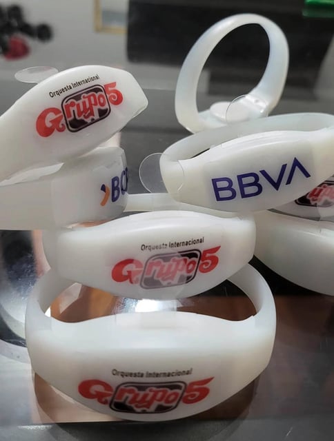 Brazaletes led dmx madrix, brazaletes luminosos para eventos