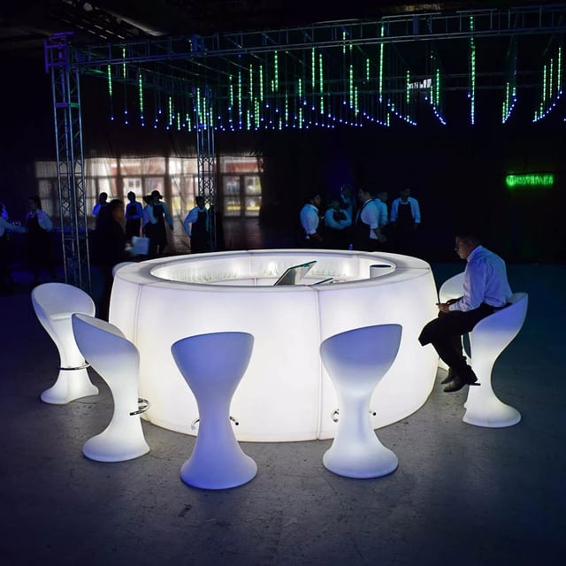 Barra circular led RGB, controlable con control remoto