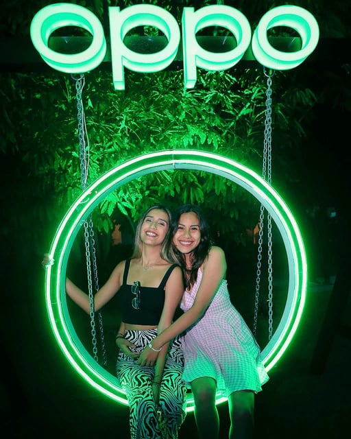 Zonas de experiencias para evento de oppo peru en su lanzamiento oficial 2022