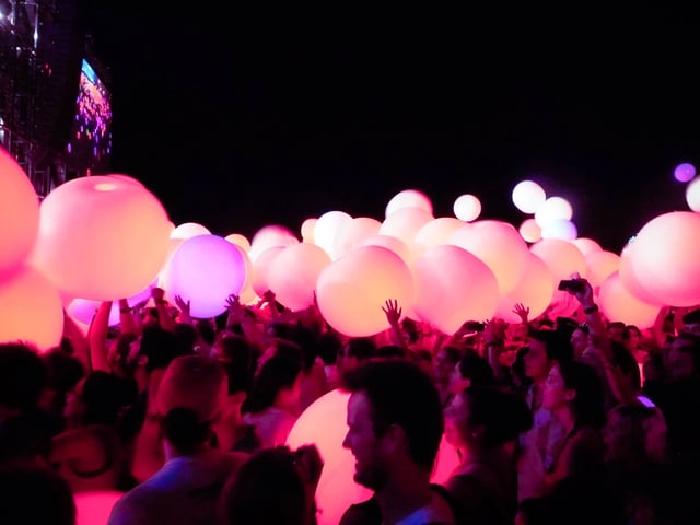 Esferas inflables led para eventos, decoracion de eventos y conciertos