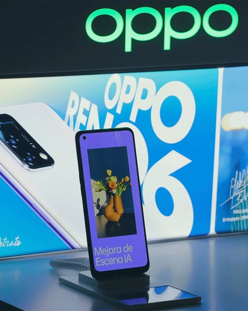 Zonas de experiencias para evento de oppo peru en su lanzamiento oficial 2022