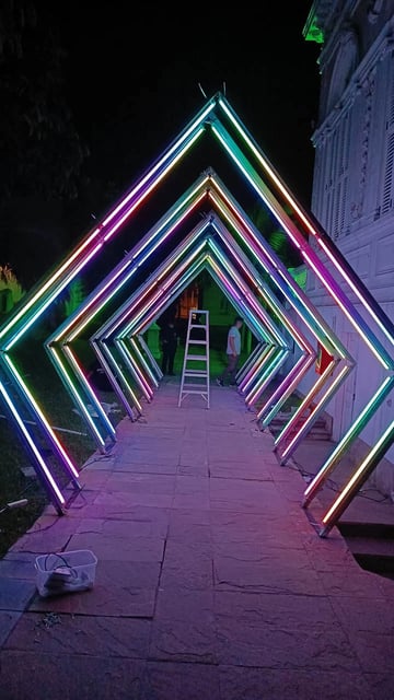Zonas de experiencias para evento de oppo peru en su lanzamiento oficial 2022