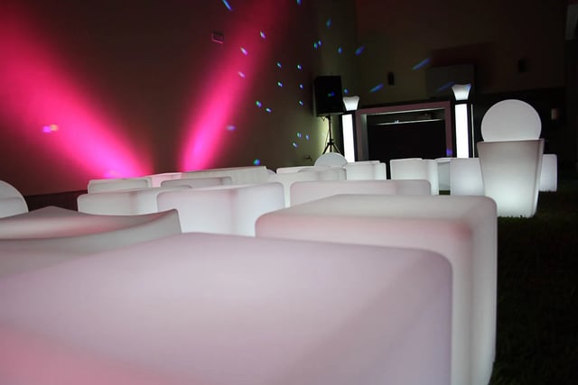 Cubos led de luces RGB para eventos