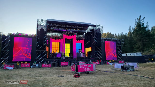 Mini pixel led para delinear eventos y edificios