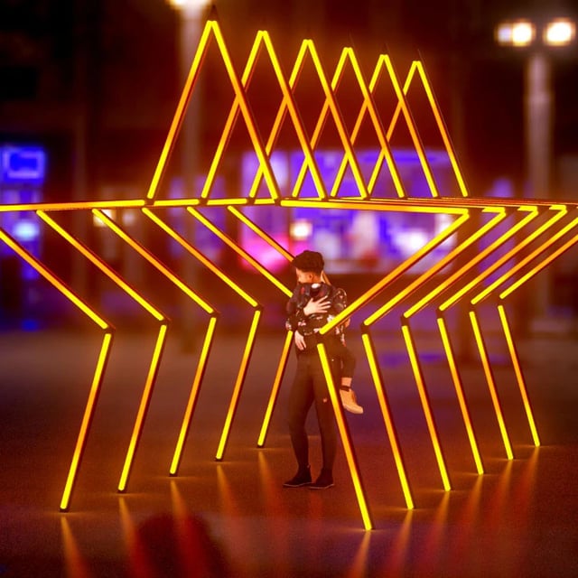 Túnel estrella LED