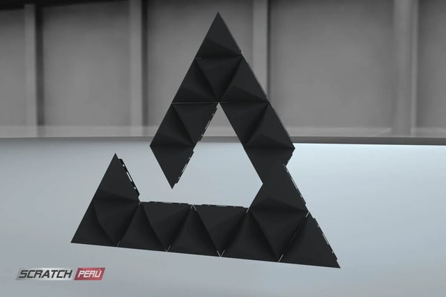 Pantallas triangulares para dj, que reproducen videos de manera online