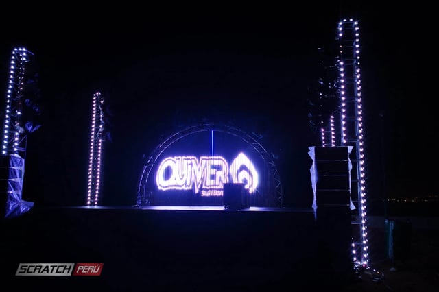 Pantalla led de tubos led para quiver