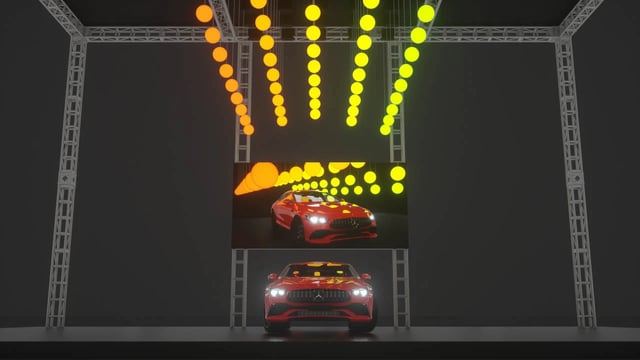 Kinetic lights, luces cineticas, luces con movimientos para eventos