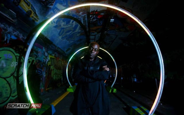 Túnel led circular para eventos y areas abiertas