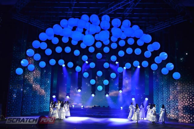 Kinetic lights, luces cineticas, luces con movimientos para eventos