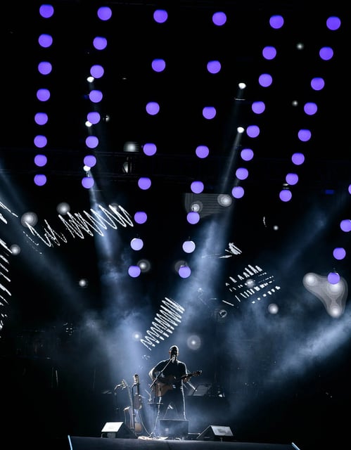 Gian marco luces cineticas color purple