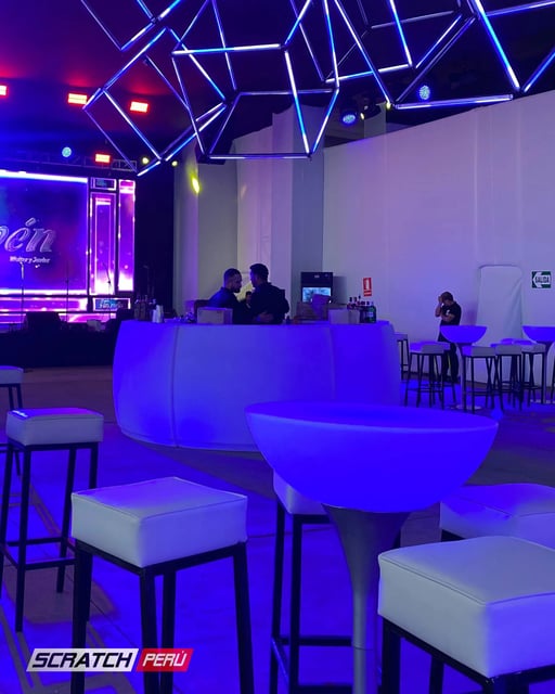 Barra circular led RGB, controlable con control remoto