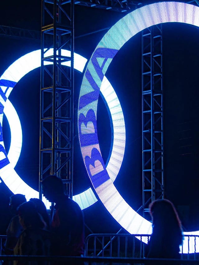 Anillos pantalla video led para eventosd, pantallas circulares, unicos en peru