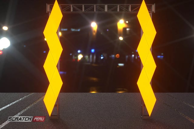 Pantallas triangulares para dj, que reproducen videos de manera online