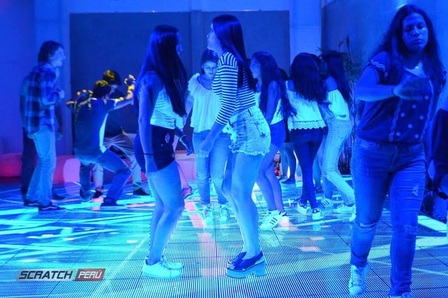 Pista de baile video led para fiestas y eventos