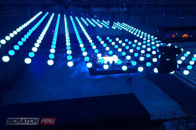 Kinetic lights, luces cineticas, luces con movimientos para eventos
