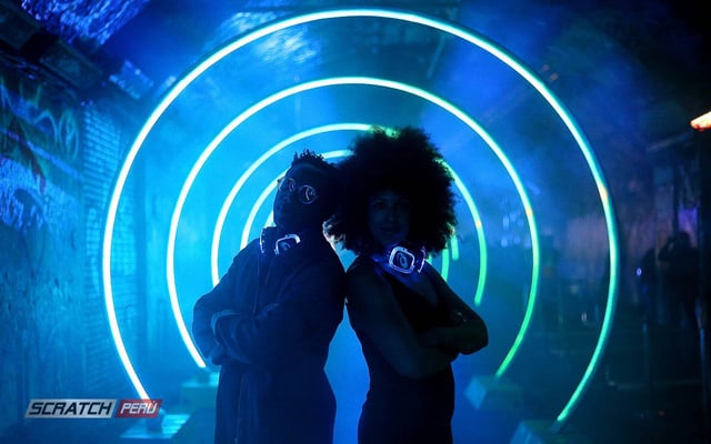 Túnel led circular para eventos y areas abiertas