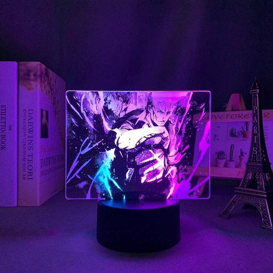 Centro de mesa personalizado fabricados con aclilico marcados en laser y luces led RGB, ideal para resaltar el eventos.