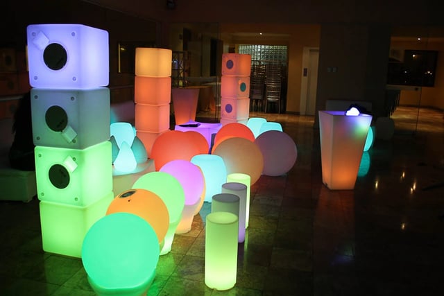 Esferas de colores RGB, esferas led para eventos