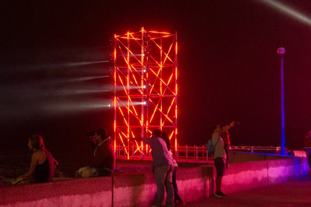 Mini pixel led para delinear eventos y edificios
