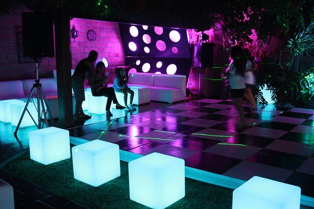 Cubos led de luces RGB para eventos