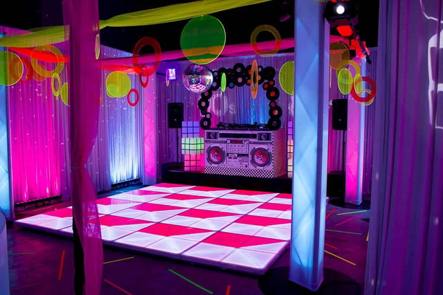 Pista de baile led para eventos