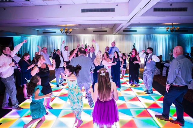Pista de baile led para eventos