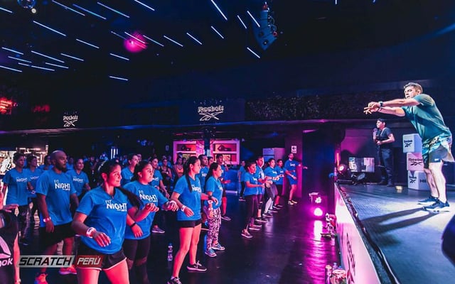Evento reebok fitnight