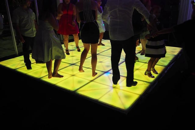 Pista de baile led para eventos